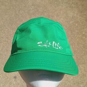 Salt Life Green Strapback Outdoors Hat
